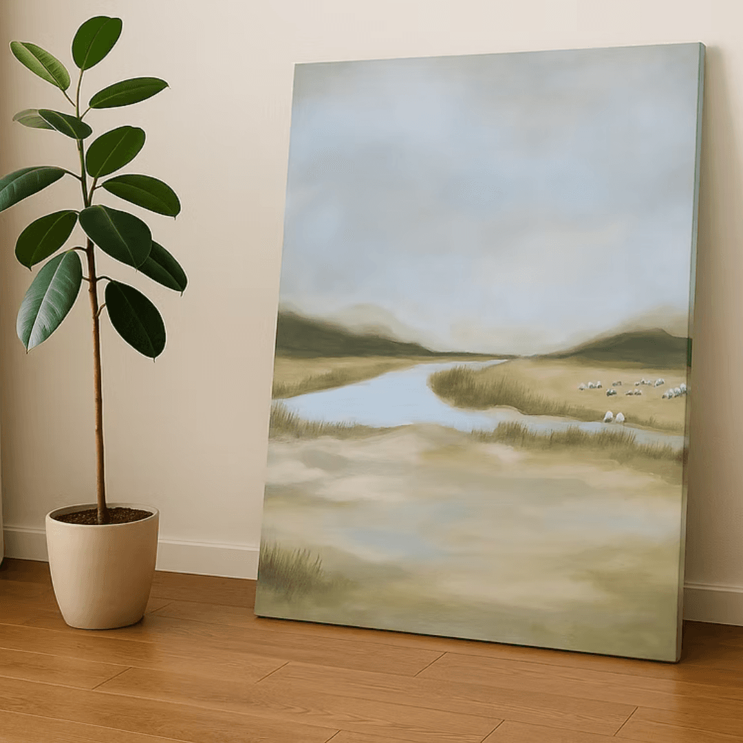 Quiet Waters - Canvas Print - Vertical